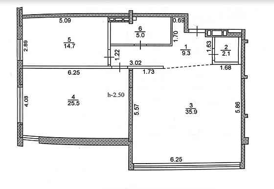 Продаж 2к квартири 92.5 кв. м на просп. Бандери Степана Ternopil'