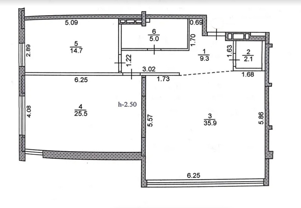 Продаж 2к квартири 92.5 кв. м на просп. Бандери Степана Тернопіль - фото 1