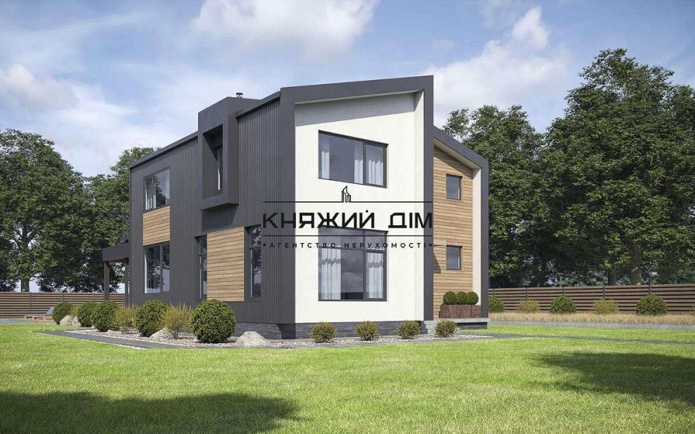 БЕЗ КОМИССИИ!!! Продажа 2-х этажного дома в скандинавском стиле с. Тарасовка (Новые Безрадичи). № 2210147  - фото 5