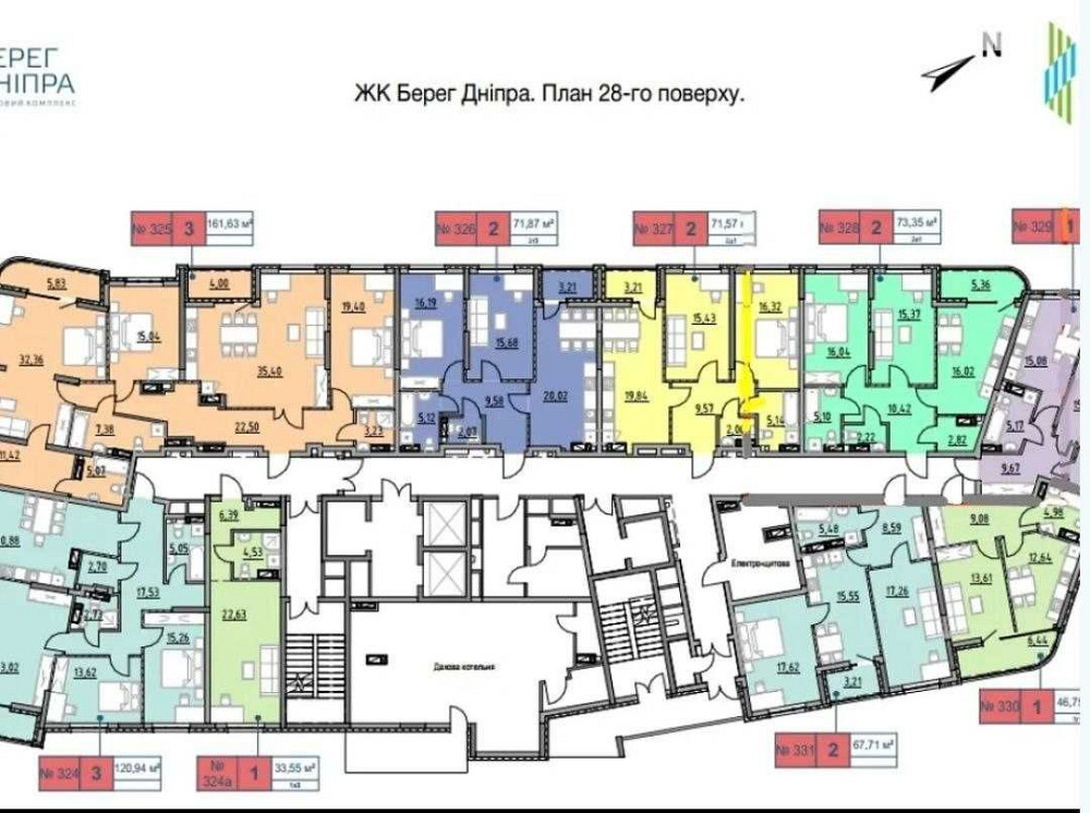 Продаж Квартира 2-кімнатна, 24/28 поверх на Дніпровська наб. вул., д. 17в Kiev - photo 3