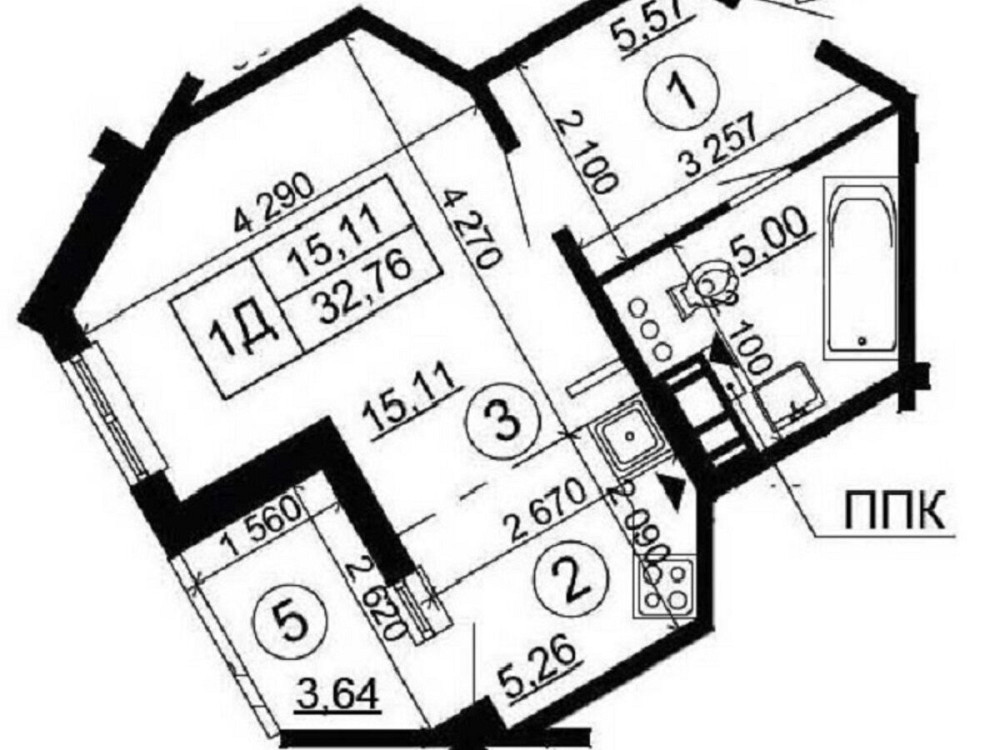 Оренда Квартира 1-кімнатна, 11/25 поверх на Чавдар, 34 Київ - фото 11