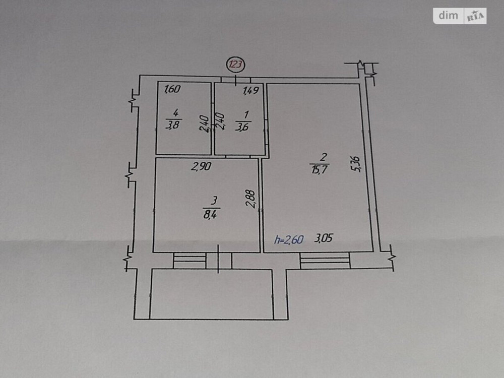 Продаж Квартира 1-кімнатна, 9/10 поверх на Левка Лукяненка (Ватутіна) Vinnytsya - photo 2