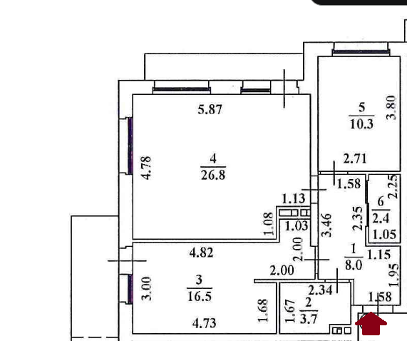 Двухкомнатная. Odessa - photo 2