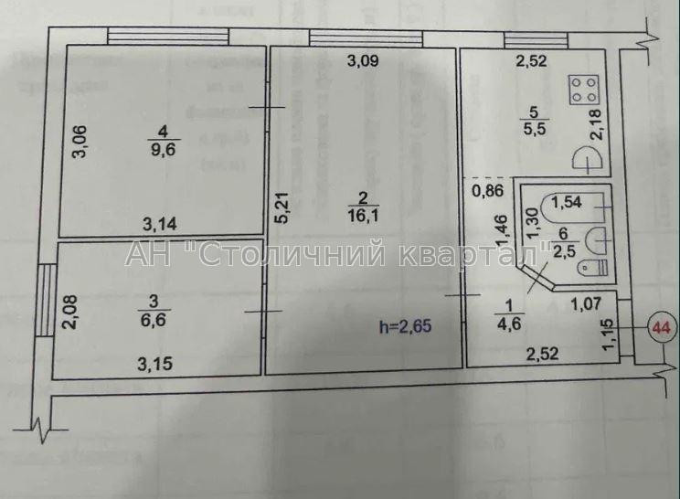 Оренда офісне приміщення на Михайла Бойчука вул., 13 приміщень - 3, поверх - 1/5 Kiev - photo 2