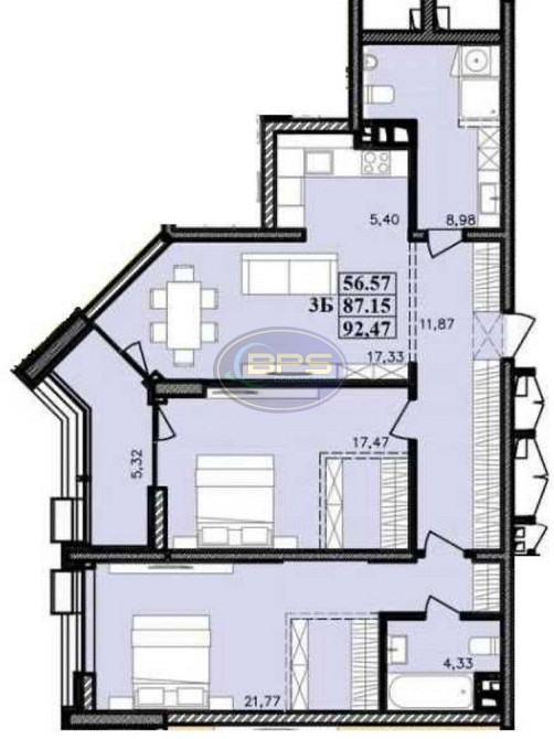 Продаж 3к квартири 92.5 кв. м Одеса - фото 1