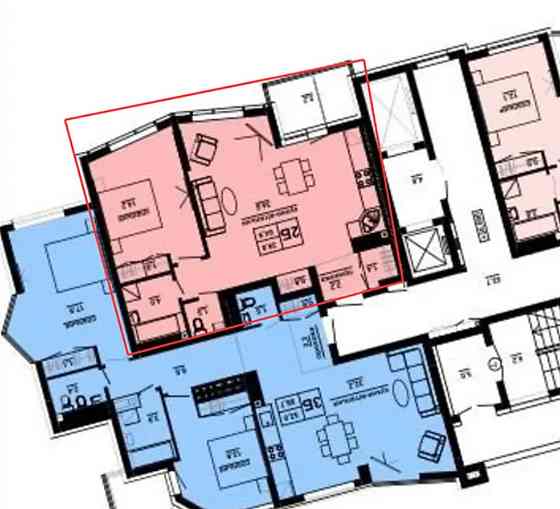 Продаж Квартира 2-кімнатна, 14/16 поверх Тернопіль