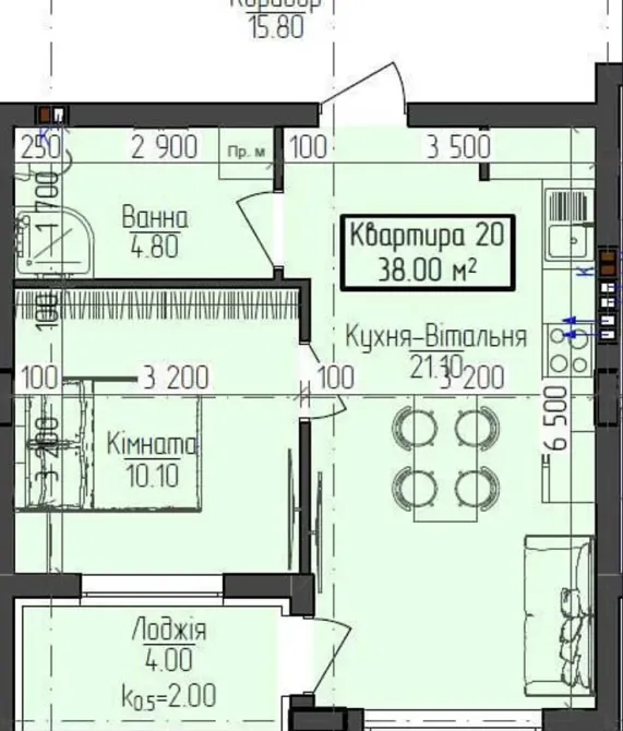 For sale 1-room Apartment 38 sq.m Волошкова 32 Storozhnytsia - photo 16