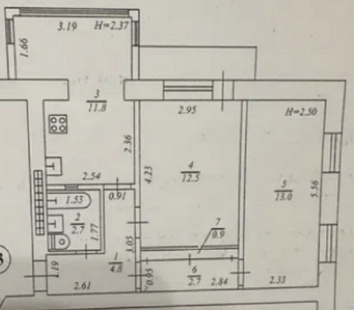 Продается двухкомнатная квартира на улице Комитетской. Odessa - photo 11