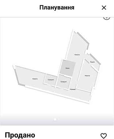 Продаж Квартира 2-кімнатна, 7/25 поверх на Зарічна, 1 Київ