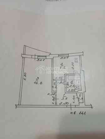 Продаж Квартира 1-кімнатна, 9/9 поверх на вул. Ювілейний Харьков
