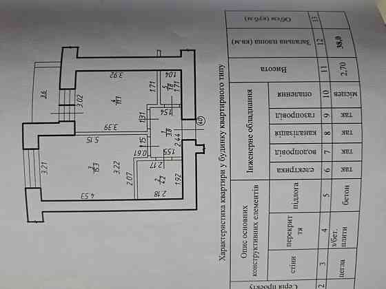 Продаж Квартира 1-кімнатна, 3/10 поверх на вул. Вовчинецька Ивано-Франковск
