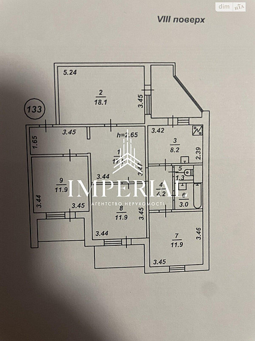 Продаж Квартира 4-кімнатна, 8/15 поверх на вул. Григоренка Петра Київ - фото 8