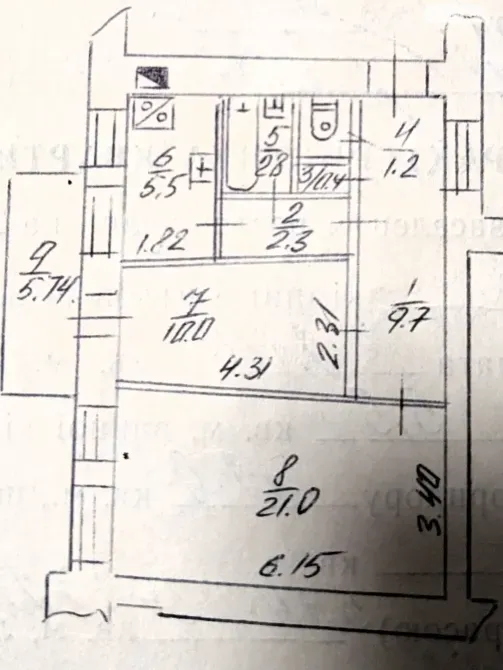 Продаж 2к Квартира 55 кв.м  Дніпро - фото 9