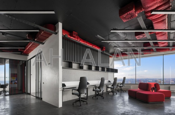 Оренда офісне приміщення на Кловський узв., 7А приміщень - 3, поверх - 38/42 Kiev