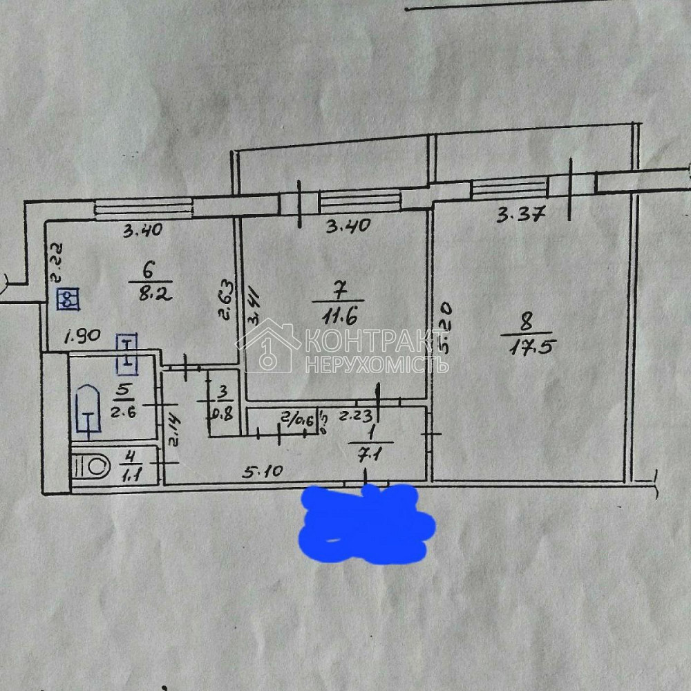 Продаж Квартира 2-кімнатна, 14/16 поверх на вул. Героїв Харкова Харьков - изображение 8
