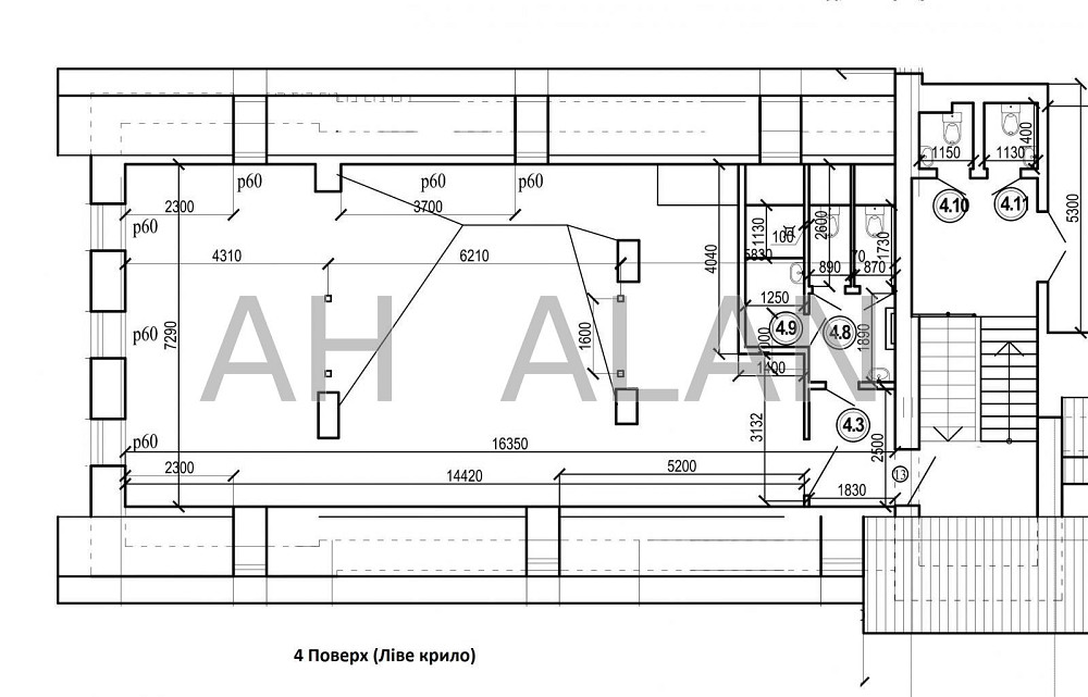 Оренда офісне приміщення на Професора Павловського вул., 4А приміщень - 1, поверх - 4/4 Київ - фото 6