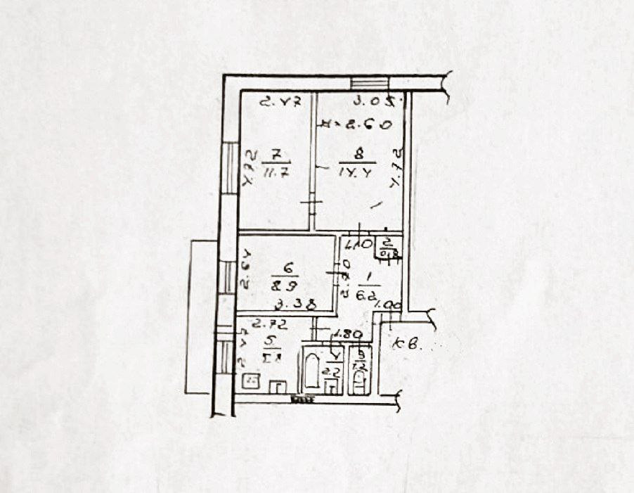 Продам 3-х комнатную квартиру на пр. Добровольского / Махачкалинская Одеса - фото 19