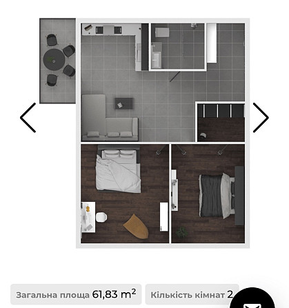 Продаж 2к квартири преміум класу, 62 кв. м на вул. За Рудкою Тернопіль - фото 15