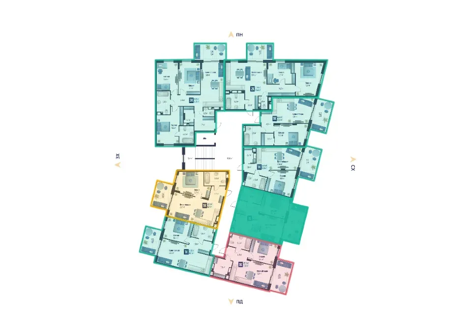 For sale 1-room Apartment 43.25 sq.m Сокільники L'viv - photo 1