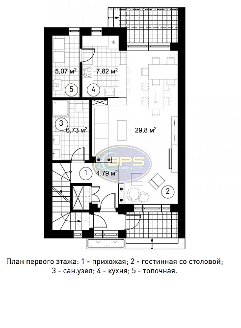 Продаж 3-поверховий Будинок з ділянкою 10 сот 225 кв.м 5 кімн. на Катериненська вул. Фонтанка - фото 13