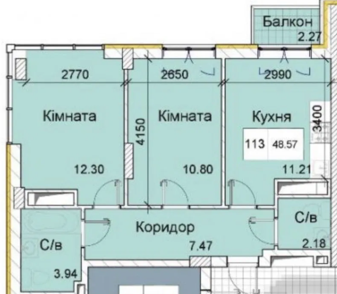 Продам 2-х кімнатну квартиру з видом на море в ЖК "Love" (вул.Сахарова) Odessa - photo 7