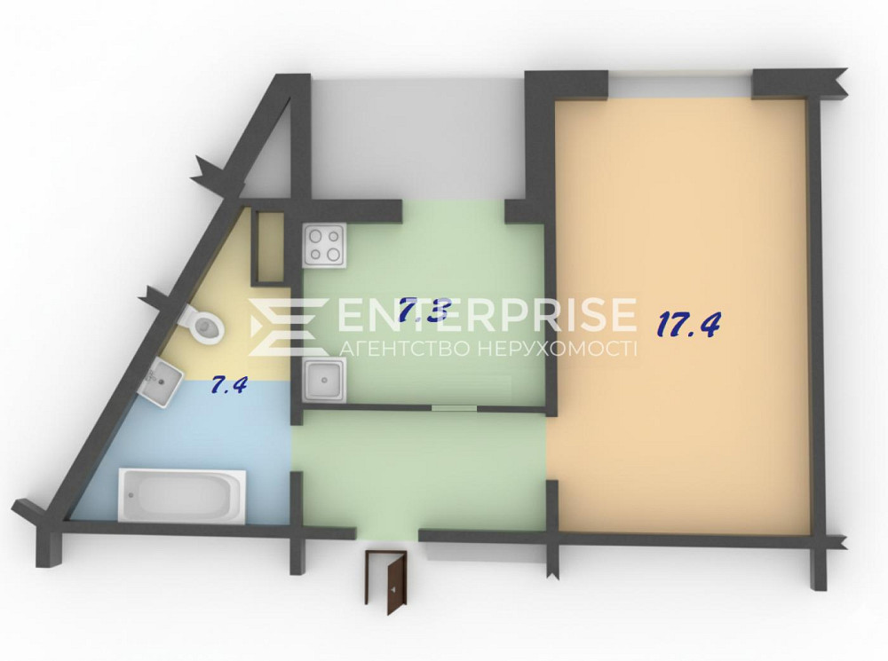 Продаж 1к Квартира 41 кв.м Єлизавети Чавдар вул. Київ - фото 11