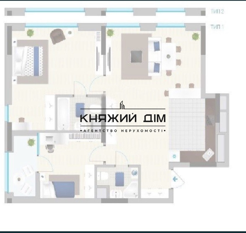 Продаж 2 кімнатної квартири по вул. Зарічна 7 корпус 3 ЖК Славутич 2.0 21143494 Київ - фото 4