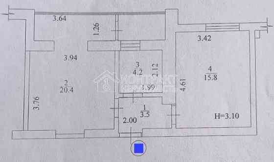 Продаж Квартира 1-кімнатна, 5/8 поверх на вул. Сумська Харків