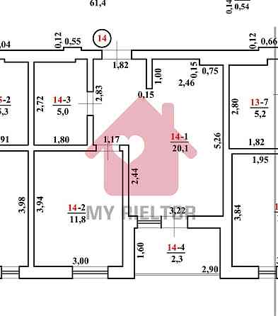 Продаж 1,5-кімнатної квартири Uzhhorod