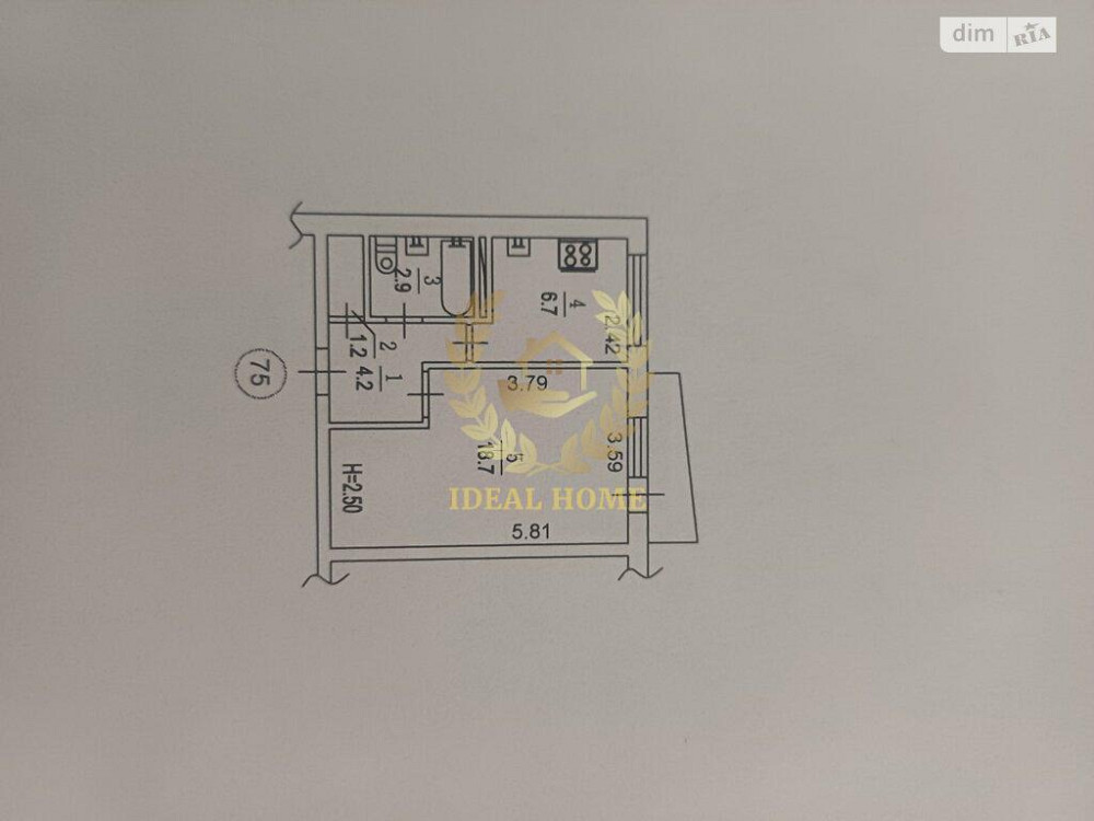 Продаж Квартира 1-кімнатна, 6/9 поверх на Симиренко ул., 26А Kiev - photo 12