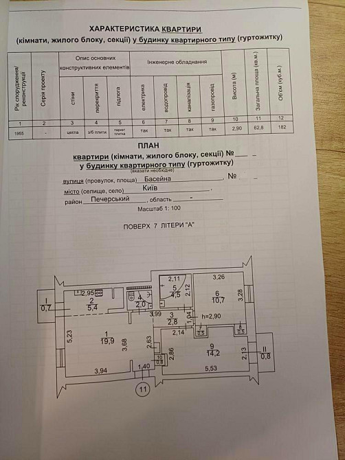 Продаж Квартира 3-кімнатна, 7/8 поверх на Басейна вул., д. 17 Київ - фото 13