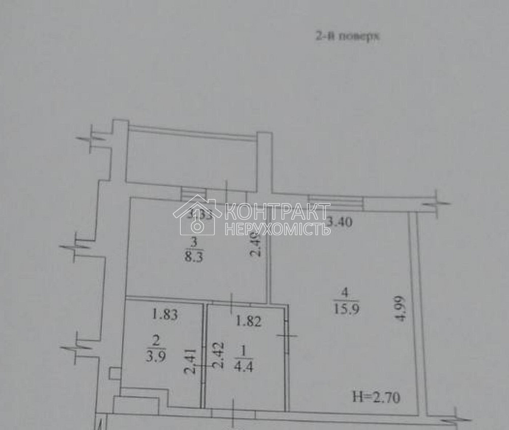Продаж Квартира 1-кімнатна, 2/9 поверх на вул. Барабашова Харків - фото 11