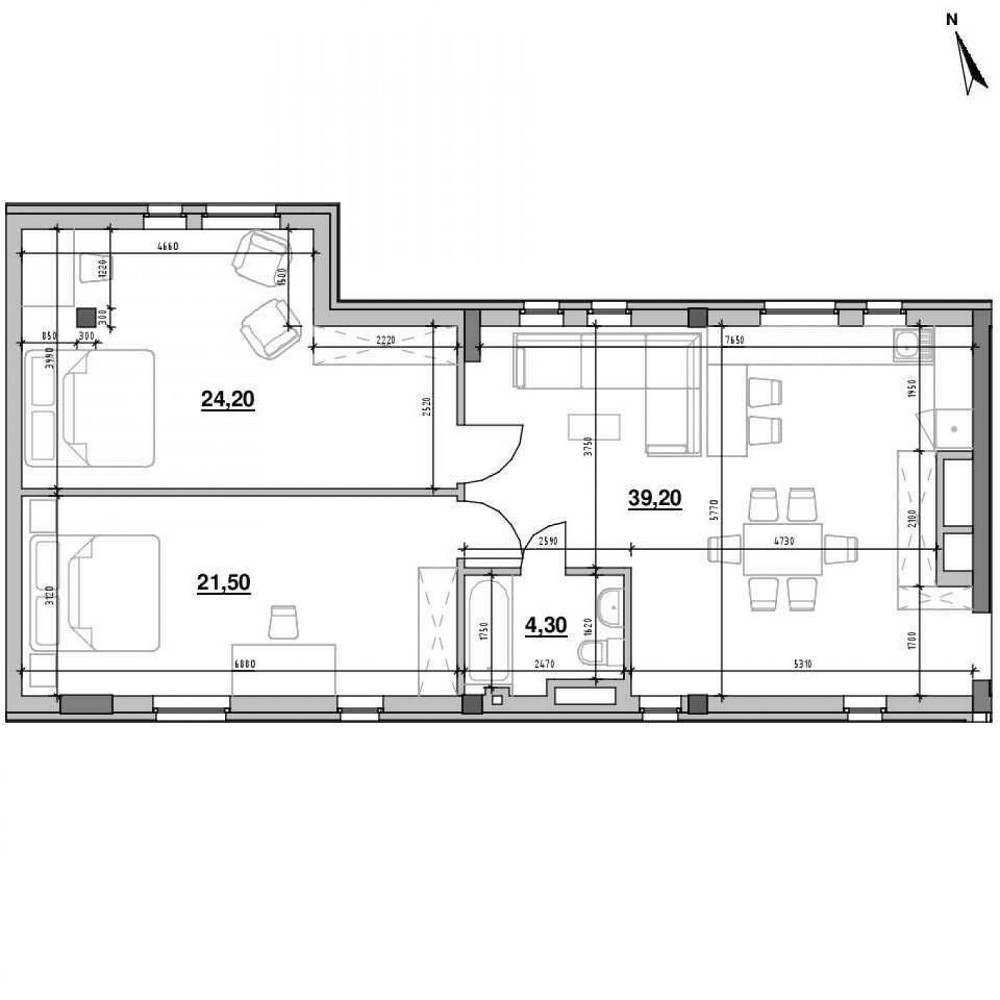 Продаж 2к Квартира 88.7 кв.м Володимира Великого вул. L'viv - photo 2