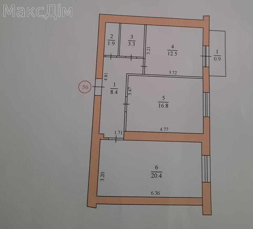 Продаж Будинок 2-кімнатний на вул. Сонячна Байківці - фото 4