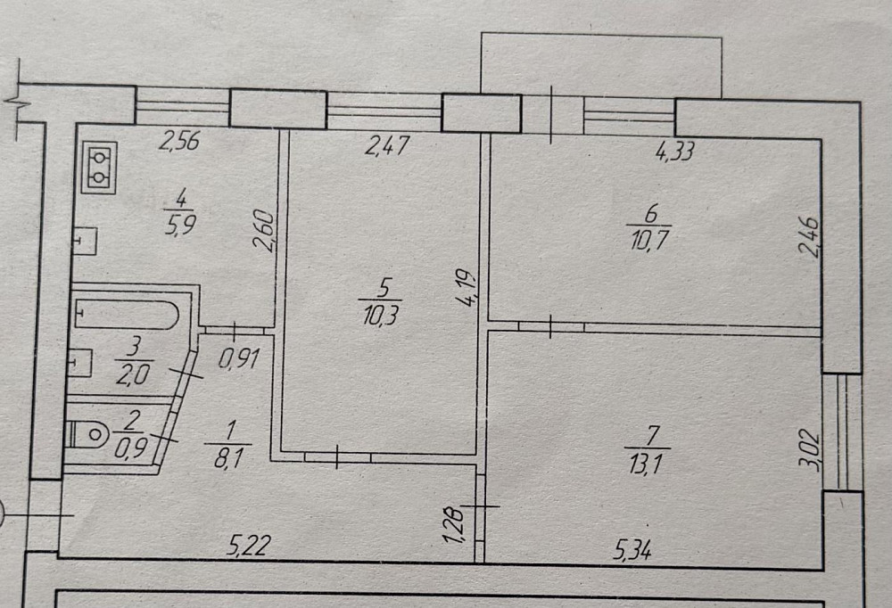 Продаж Квартира 3-кімнатна, 4/5 поверх на вул. Богоявленська Rivne - photo 10