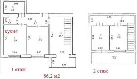 Продаж 3к Квартира 86 кв.м Покровська Zhytomyr