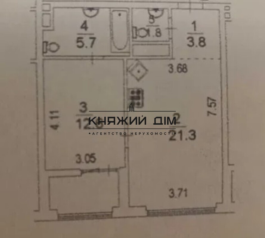 Продаж 1-но к. квартири в ЖК Славутич 2.0 на Осокорках .№ 21146340 Kiev - photo 15