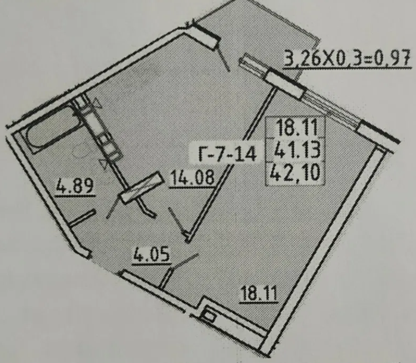 Продаж Квартира 1-кімнатна на ул. Люстдорфская дорога, 100 Одесса - изображение 7