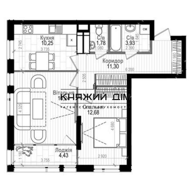 Продаж 2к Квартира 61 кв.м Науки пр. Київ - фото 17