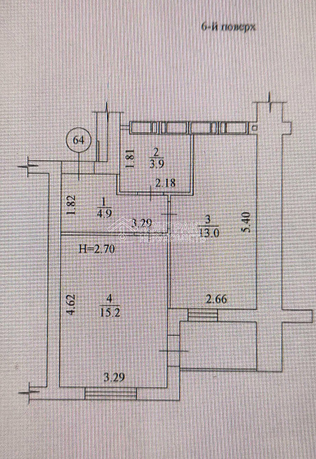 Продаж Квартира 1-кімнатна, 6/9 поверх на вул. Борткевича Харків - фото 3