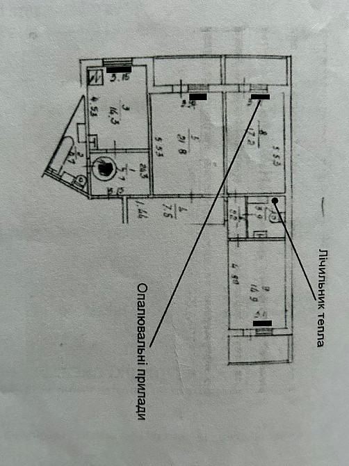 Продаж Квартира 3-кімнатна, 4/16 поверх на Гмирі Бориса вул., д. 1-Б/6 Киев - изображение 16