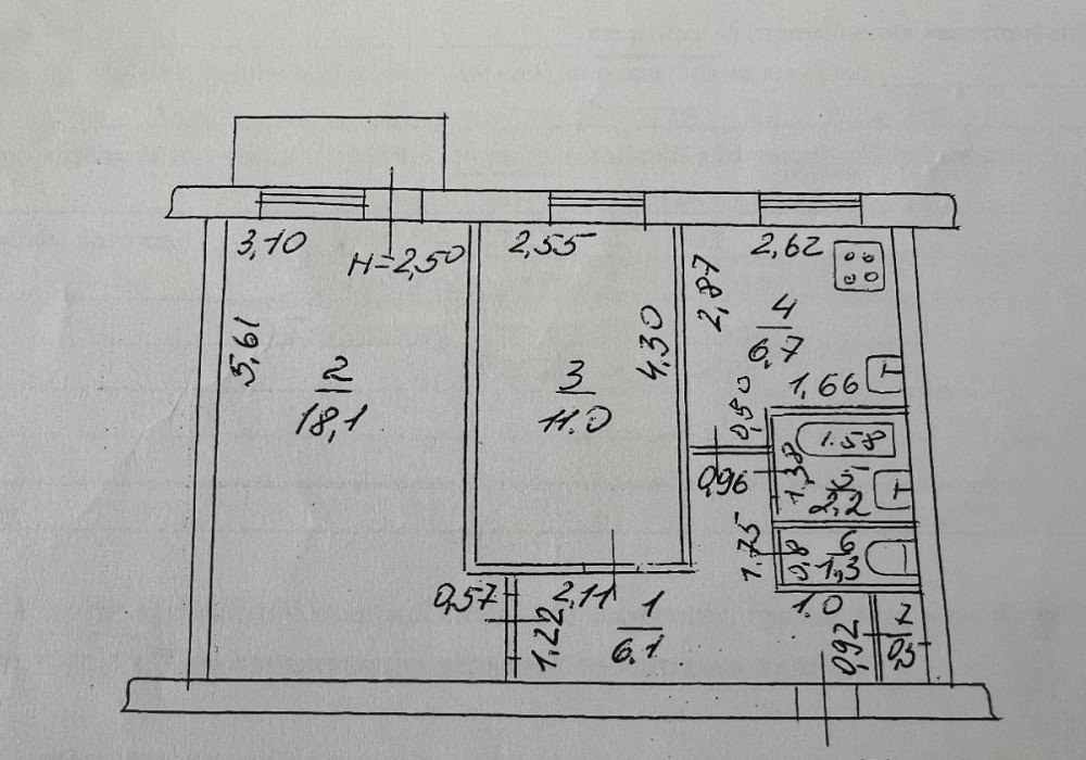 Продам однокімнатну квартиру на Глушко / Київський ринок Одеса - фото 8