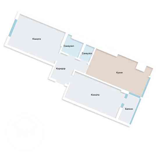 Продаж 2к Квартира 76 кв.м Стрийська L'viv