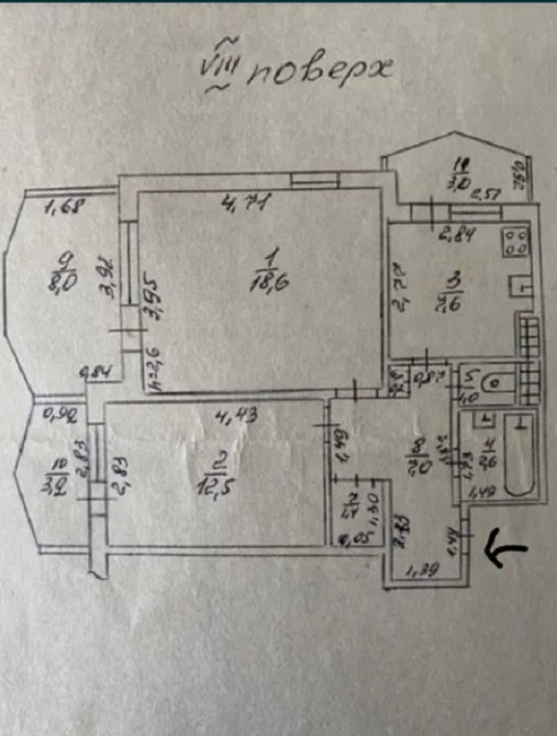 Продаж Квартира 2-кімнатна на ул. Евгения Чикаленко (ул. Академика Вильямса), 56/3 Одеса - фото 12