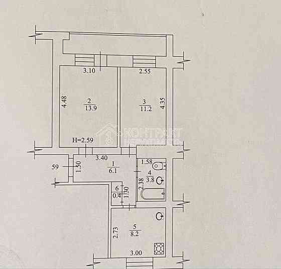 Продаж Квартира 2-кімнатна, 1/9 поверх на вул. Роганська Харків