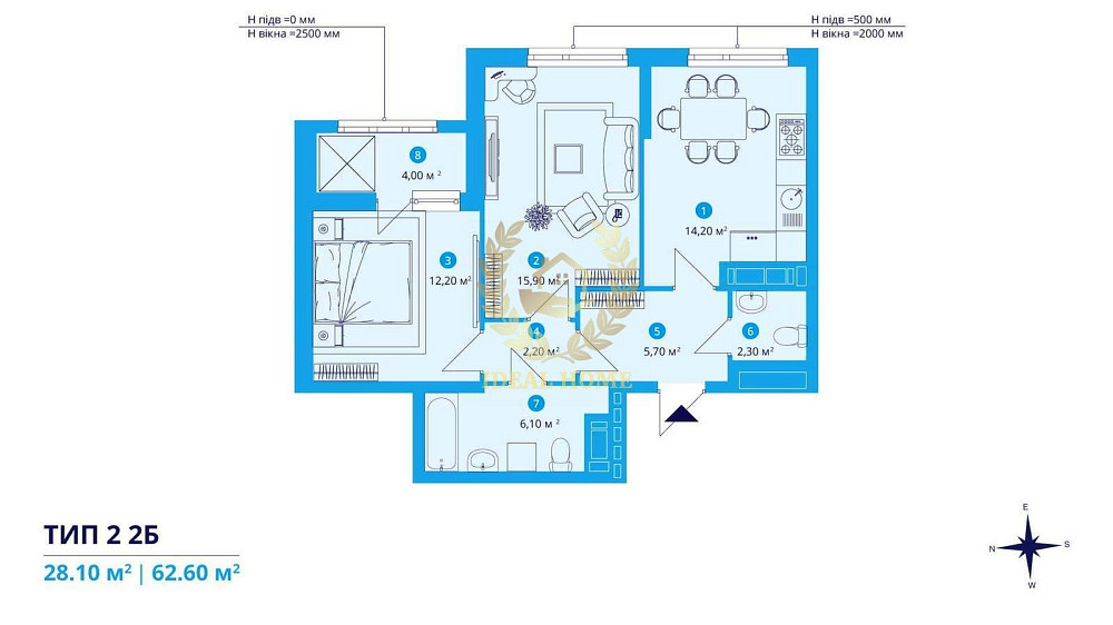Продаж Квартира 2-кімнатна на Святослава Храброго ул., 2 Киев - изображение 8