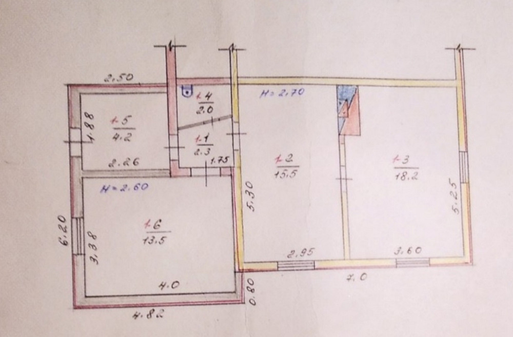 Продаж 1-поверховий Частина будинку з ділянкою 7 сот 56 кв.м 2 кімн. на Саєнка Житомир - фото 2