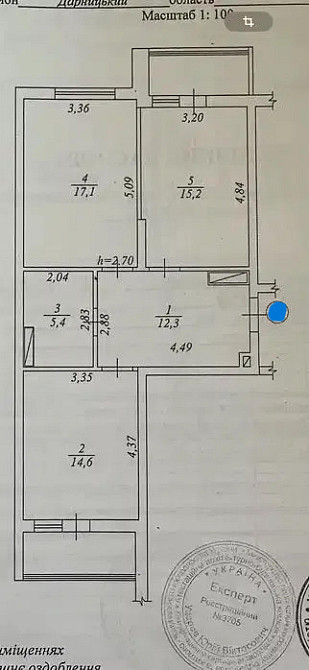 Продаж Квартира 2-кімнатна, 15/25 поверх на Ревуцького вул., д. 40в Kiev - photo 11