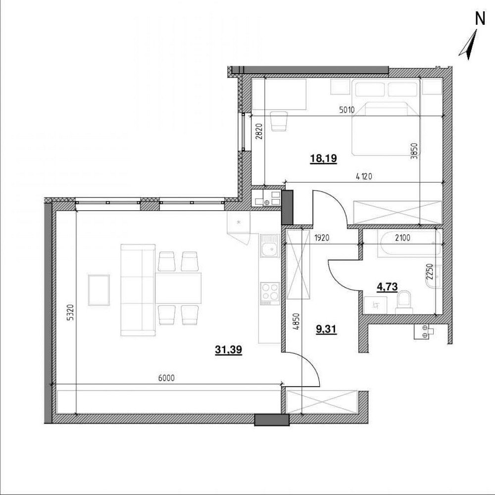 Продаж Квартира 1-кімнатна, 11/11 поверх на вул. Мазепи Івана, гетьмана Львів - фото 2