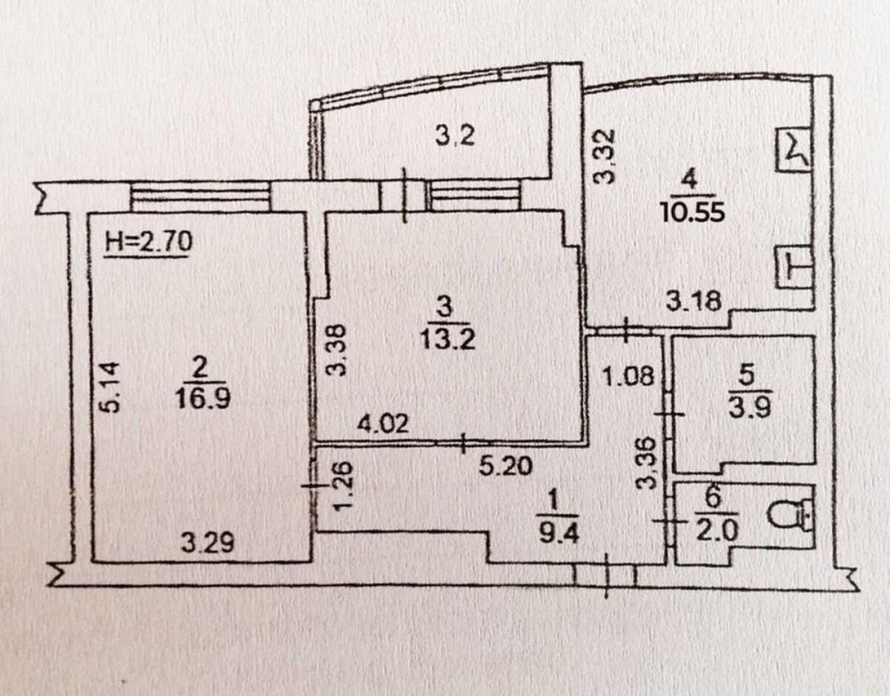 Продаж Квартира 2-кімнатна, 5/25 поверх на Георгія Нарбута, 1а Киев - изображение 3
